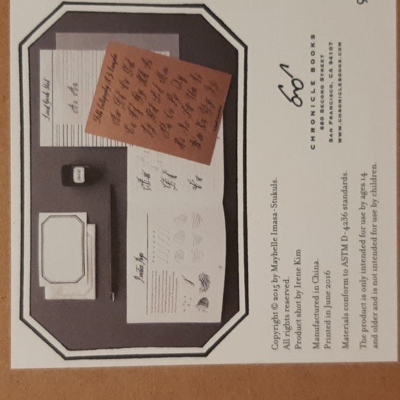 NWT Belle Calligraphy Boxed Kit - Picture 8 of 9